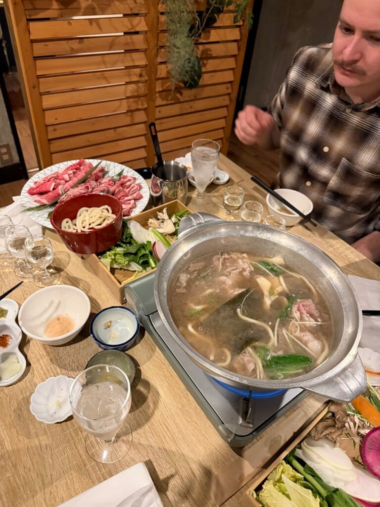 Hot pot dinner with friends