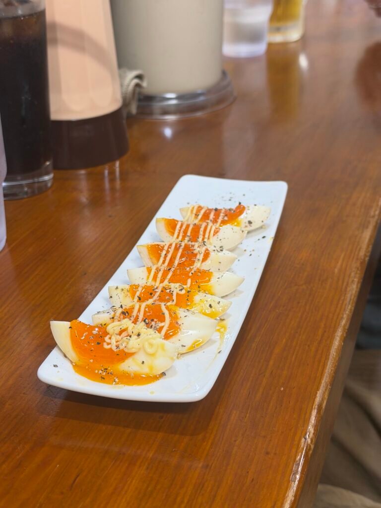 Plate of gyoza
